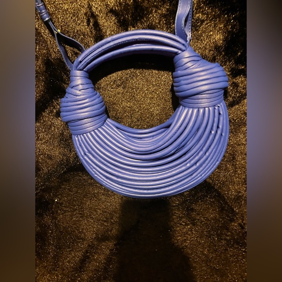 Adorable blue mini rope bag - - Picture 3 of 6